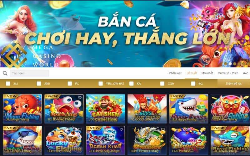 Vào sảnh bắn cá để chọn trò chơi yêu thích Vào sảnh bắn cá để chọn trò chơi yêu thích