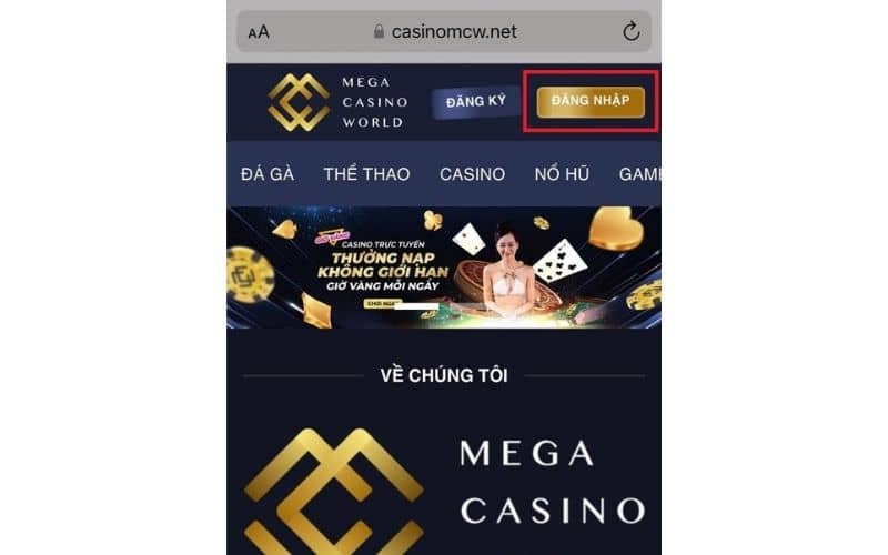 Truy cập vào trang chủ MCW Truy cập vào trang chủ MCW